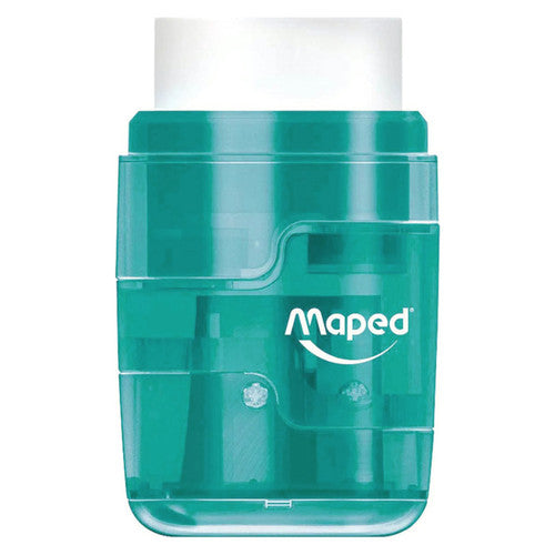 Maped Connect Sharpener and Eraser Translucent Colour Box of 6