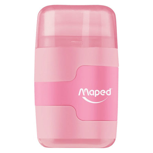 Maped Connect Sharpener and Eraser Pastel Colour Box of 6