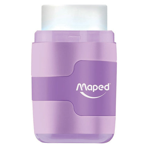 Maped Connect Sharpener and Eraser Pastel Colour Box of 6
