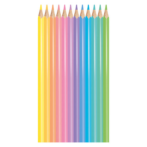 Maped Color Peps Pencils Colour Pastel Assorted Pack of 12 Box of 12