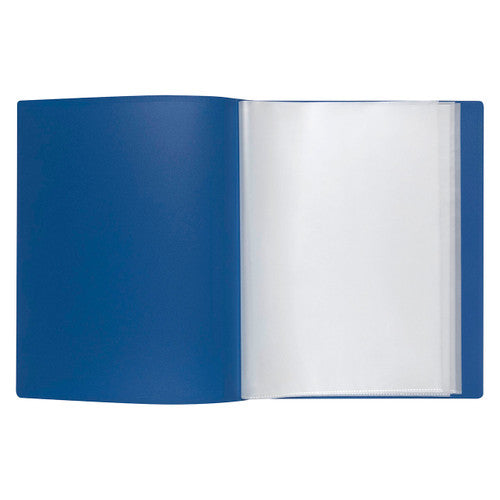 Marbig Non Refillable Display Book 40 Pocket Blue Box of 10