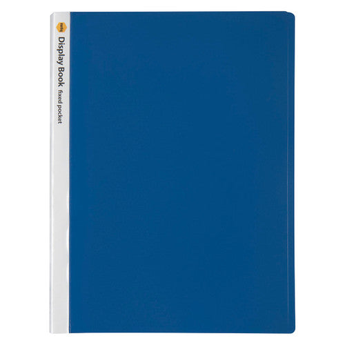 Marbig Non Refillable Display Book 40 Pocket Blue Box of 10