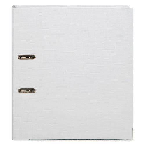 Marbig Lever Arch File PE Linen A4 White