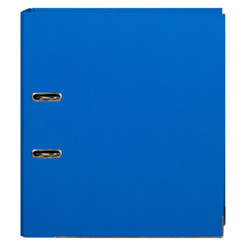 Marbig Lever Arch File PE Linen A4 Marine Pack of 10