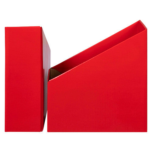 Marbig Book Box Small Red Pack of 5