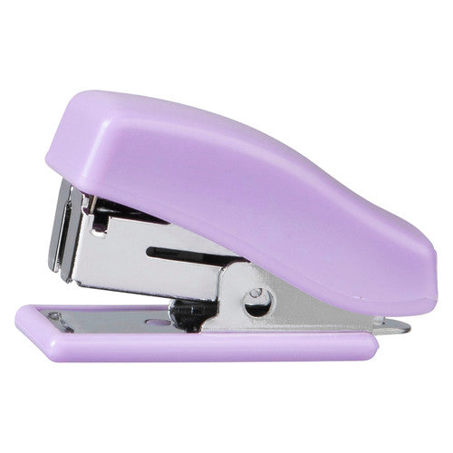 Marbig Mini Half Strip Stapler Pastel Purple with 1000 Staples