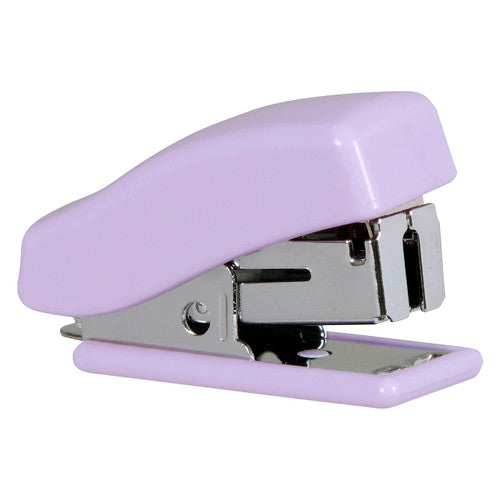 Marbig Mini Half Strip Stapler Pastel Purple with 1000 Staples