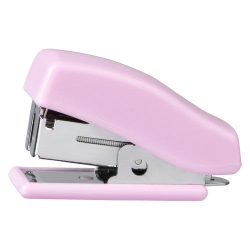 Marbig Mini Half Strip Stapler Pastel Pink with 1000 Staples