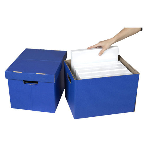 Marbig Coloured Sto-Aways Archive Box Assorted Pack of 2