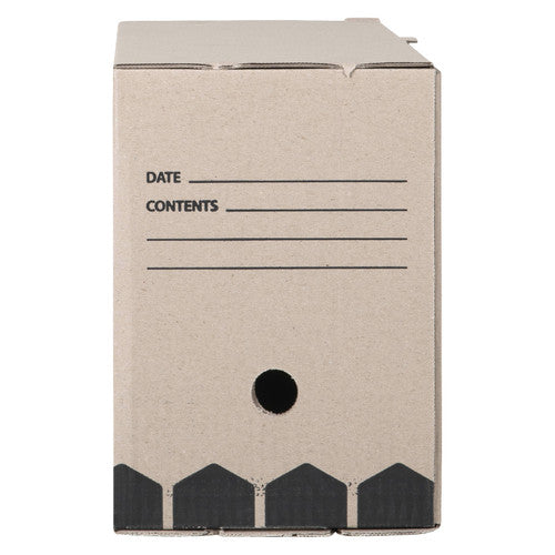 Marbig Compact Archive Box Brown Carton of 5