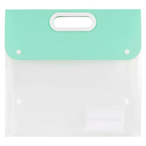 Marbig Expanding Art Portfolio A4 with Handle Pastel Assorted