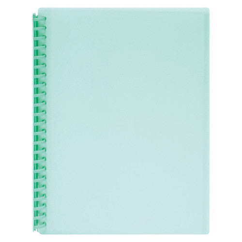 Marbig Refillable Display Book with Insert Cover 20 Pocket A4 Assorted
