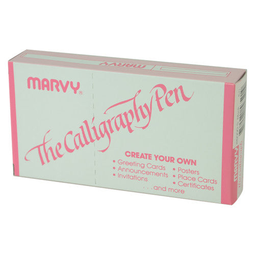 Osmer Marvy Calligraphy Pen 5mm Black Box of 12