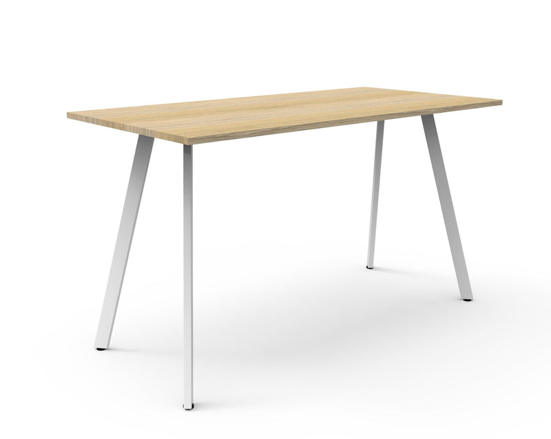 Rapidline Eternity high bar table. Rapidline range image supplied for model D-EHBT189 NW/BL, shown in another finish. View 2.