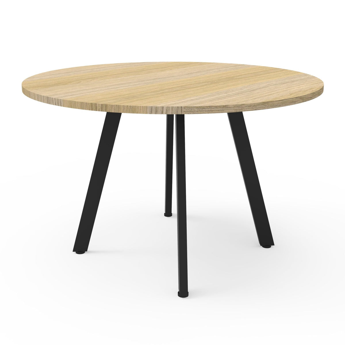 Rapidline Eternity round meeting table. Rapidline range image supplied for model D-ERT12 C/BL, shown in another finish. View 1.