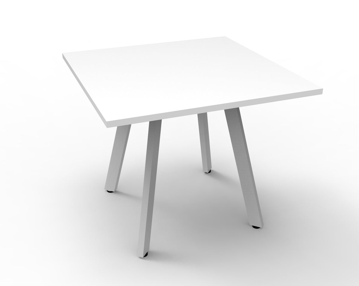 Rapidline Eternity square meeting table. Rapidline range image supplied for model D-ERT990 NW/BL, shown in another finish. View 4.