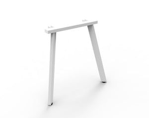 Rapidline Eternity component, Leg Set of 2 Only White for Deluxe Eternity Single. Supplied product image for model D-ESL WS. View 1.