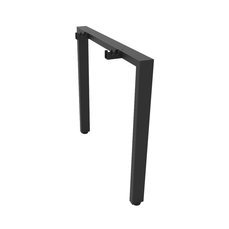 Rapidline Deluxe Infinity single leg set in black. Supplied product image for model D-PSL BL. View 2.