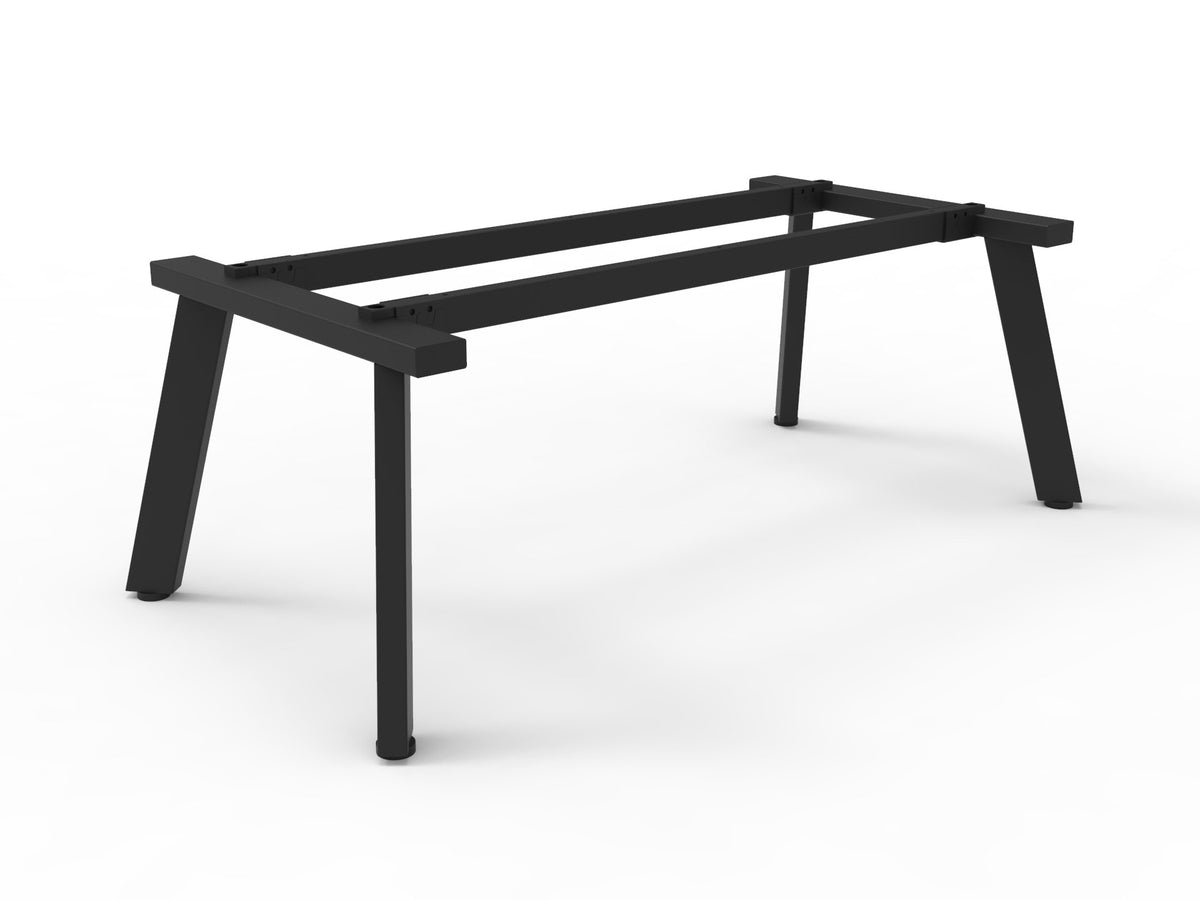 Rapidline Eternity component, Frame Only Black for Eternity Rectangular Coffee Table 1200 x 600mm. Supplied product image for model ECF126 BL. View 1.