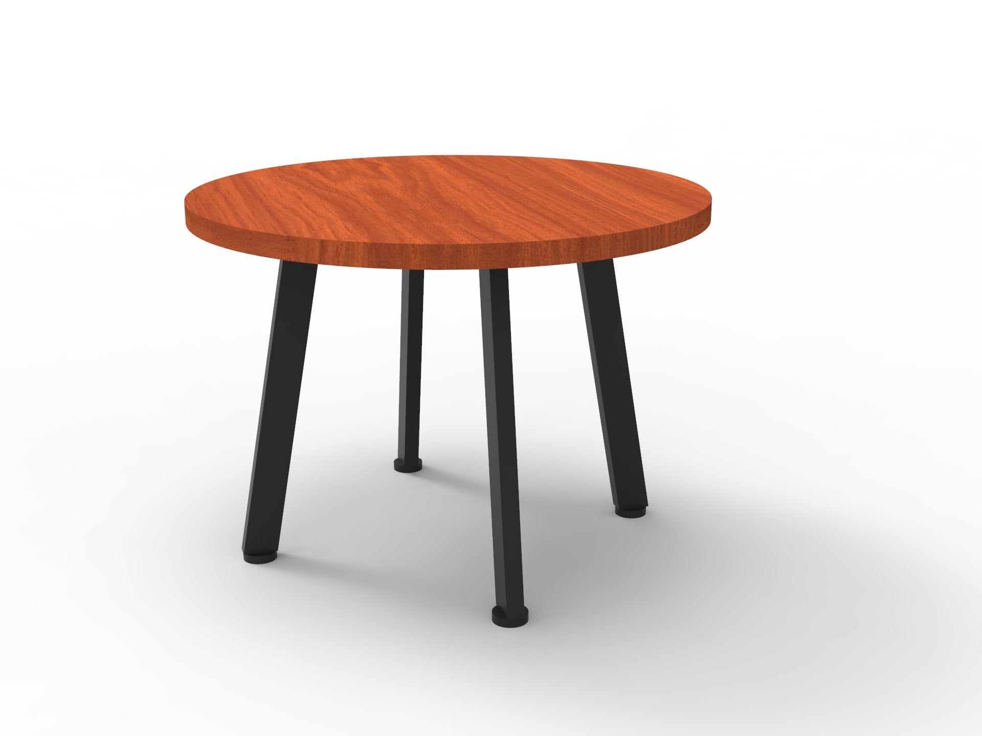 Rapidline Eternity round coffee table. Rapidline range image supplied for model ECT500 BLK/BL, shown in another finish. View 3.