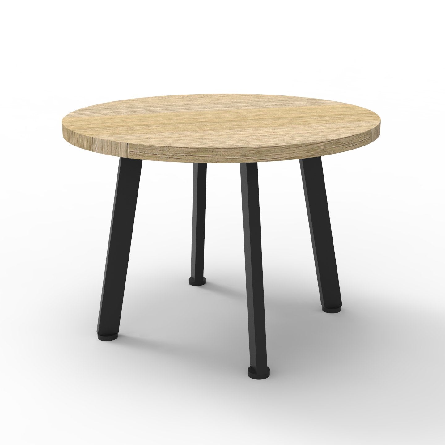 Rapidline Eternity round coffee table. Rapidline range image supplied for model ECT600 B/BL, shown in another finish. View 3.