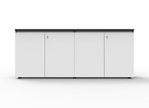 Rapidline Deluxe Infinity four door swing door cupboard. Rapidline range image supplied for model IFSD1845 NO/BL, shown in another finish. View 1.