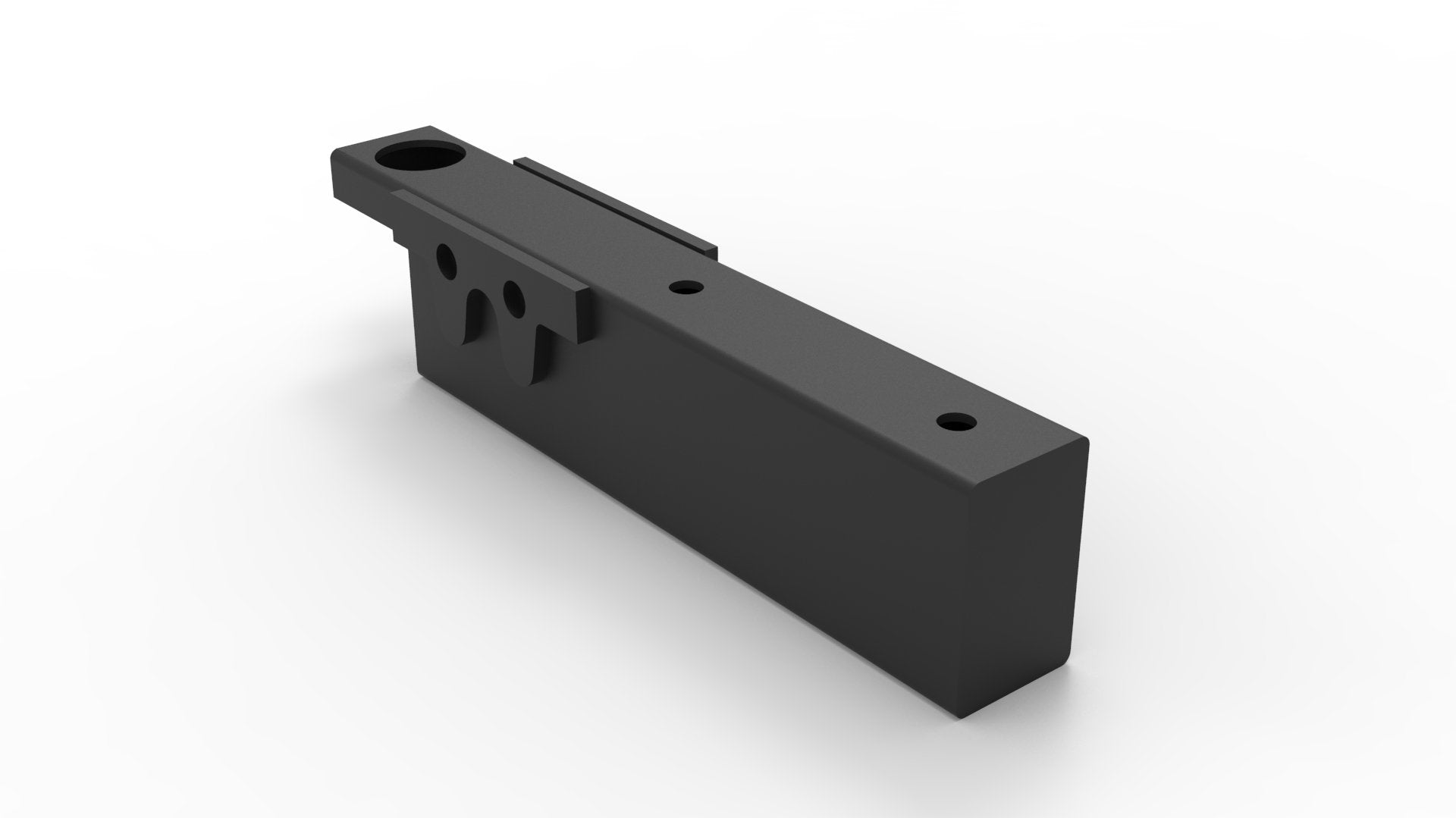 Rapidline Deluxe Infinity leg riser block set in black. Supplied product image for model LRB18 BL. View 1.