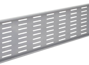 Rapidline Rapid Span modesty panel in brushed silver. Rapidline range image supplied for model SPM157 BS. View 1.