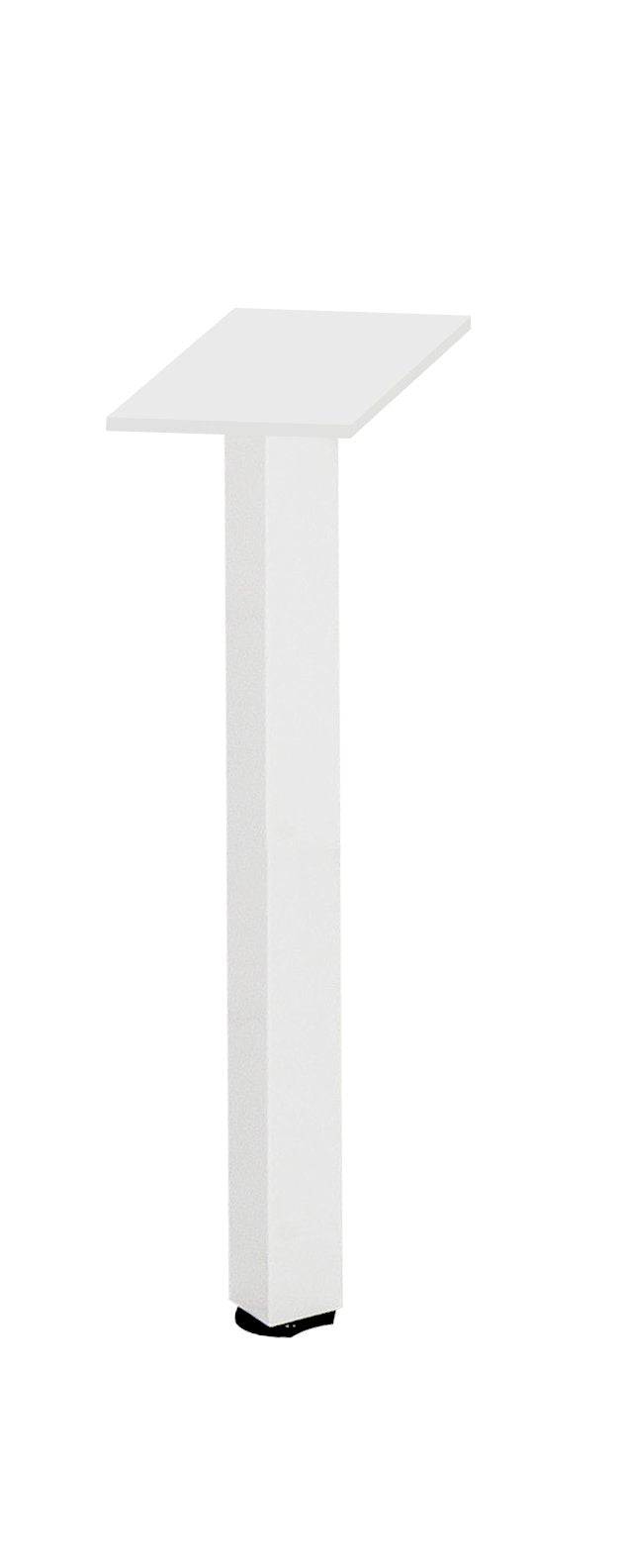 Rapidline Rapid Span corner pole leg in white. Supplied product image for model SPPM WS. View 1.