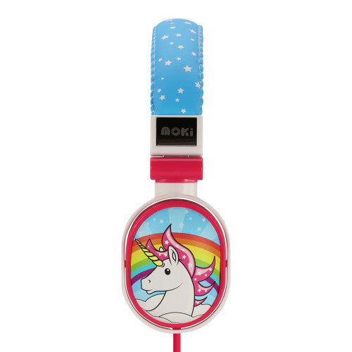 Moki Poppers Wired Headphone Unicorn