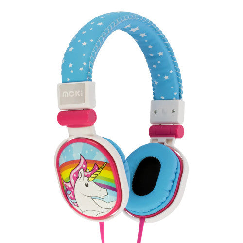 Moki Poppers Wired Headphone Unicorn