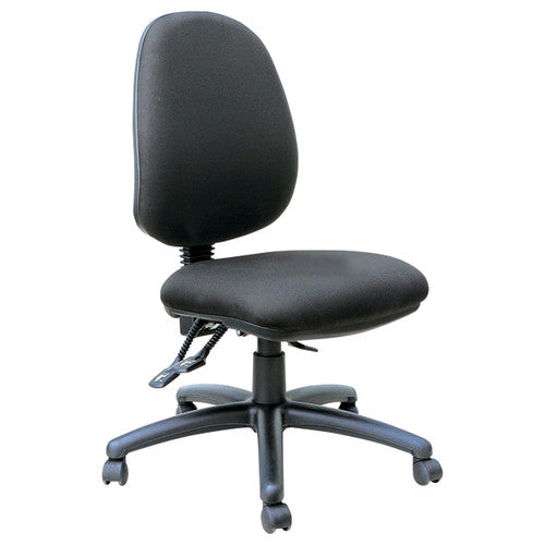 Mondo Java Chair 3-Lever High Back Without Arms Black
