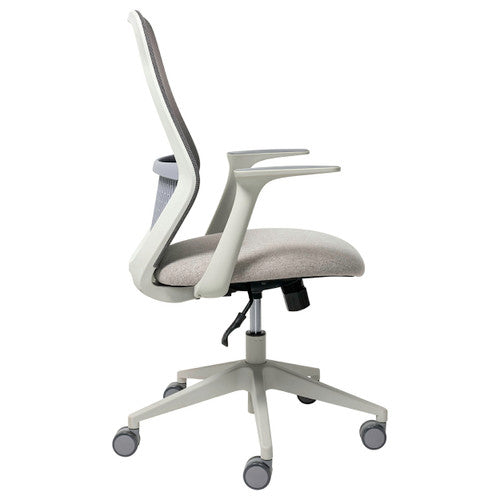 Mondo Soho Chair Mesh Back with Arms Grey