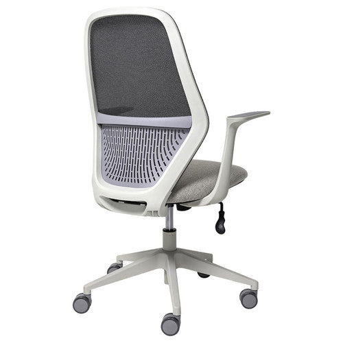 Mondo Soho Chair Mesh Back with Arms Grey