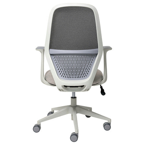 Mondo Soho Chair Mesh Back with Arms Grey