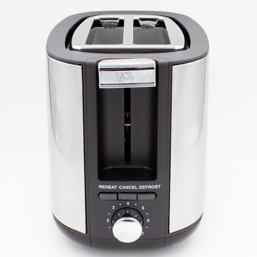 Nero 2 Slice Toaster Stainless Steel