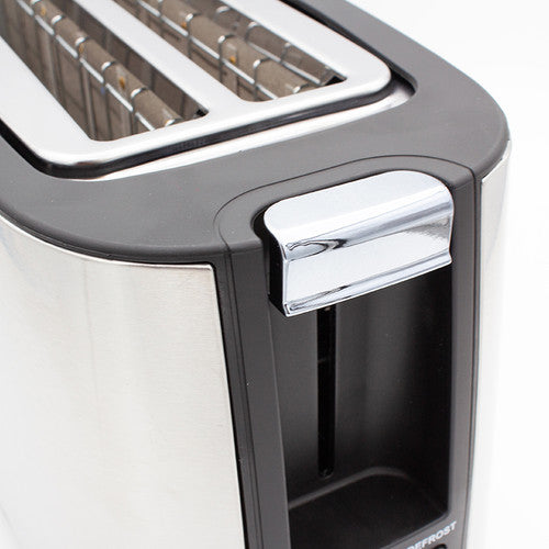 Nero 4 Slice Long Toaster Stainless Steel