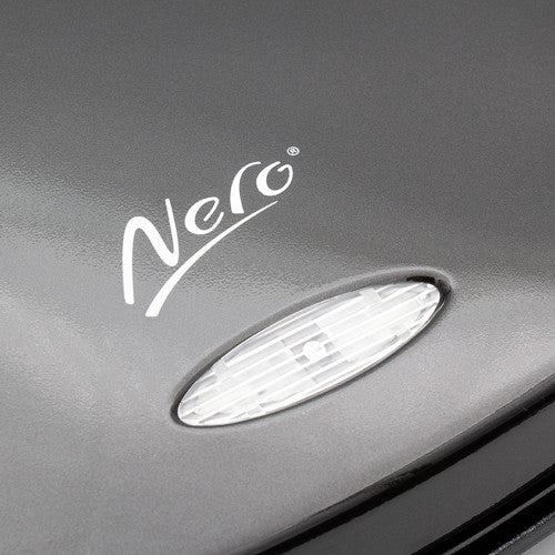 Nero 4 Slice Sandwich Press Black and Stainless Steel