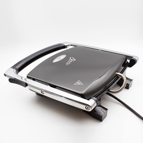 Nero 4 Slice Sandwich Press Black and Stainless Steel