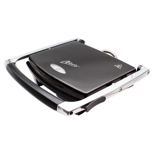 Nero 4 Slice Sandwich Press Black and Stainless Steel