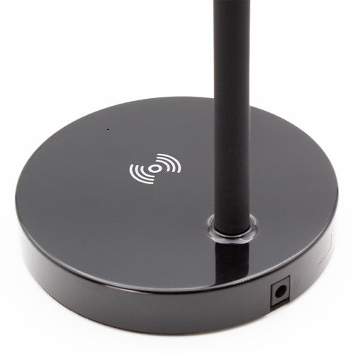 Nero Flexi LED Lamp with Wireless Charging Black