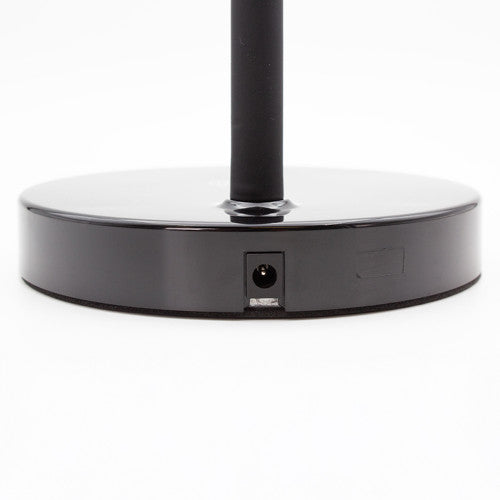 Nero Flexi LED Lamp with Wireless Charging Black