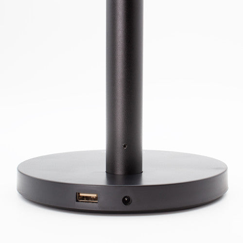 Nero Foldable LED Lamp with Wireless Charging Black