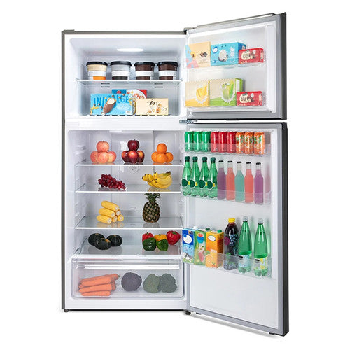 Nero Fridge Freezer 480L Stainless Steel