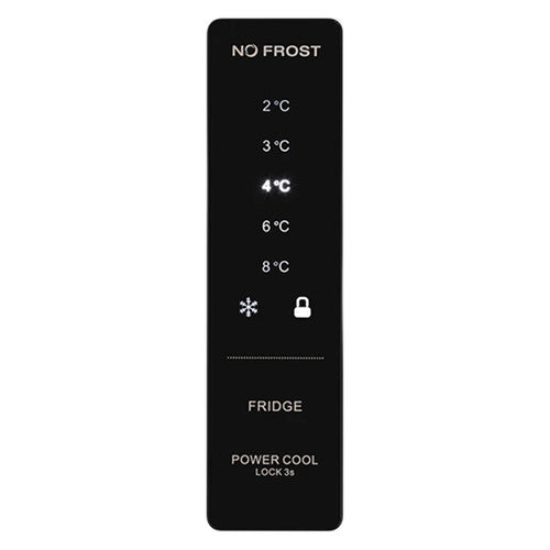 Nero Fridge Freezer 480L Stainless Steel