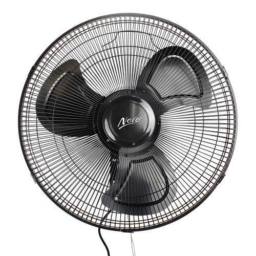 Nero Industrial Wall Fan 45cm Black