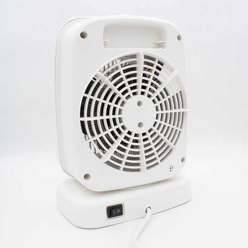 Nero Oscillating Fan Heater White