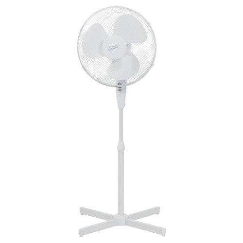 Nero Pedestal Fan 40cm White