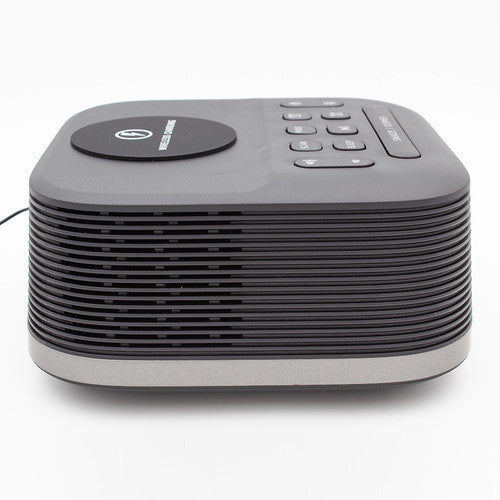 Nero QI2 Clock Radio with Dual USB-C Ports Black