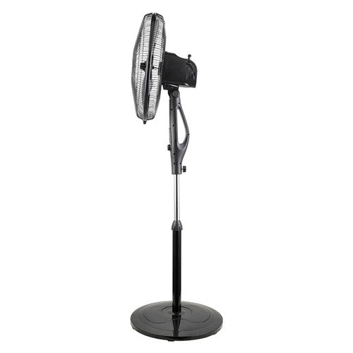 Nero Quiet Pedestal Fan 40cm Black